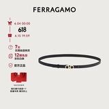菲拉格慕（Ferragamo）女士黑色GANCINI双面腰带 0675180_C  _ 95（礼物送女友）