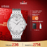 天梭（TISSOT）瑞士手表 俊雅系列腕表 钢带石英男表 T063.610.11.038.00