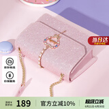 欧时纳（JUST STAR）包包女款2025年新款轻奢侈单肩斜挎包高级感小方包女士包生日礼物