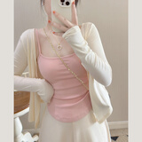 FOX.G轻薄针织衫女衣服女装开衫外套新款2025夏季上衣女款罩衫针织开衫 软糯纯色单排扣薄款开衫白色 均码 【建议120斤以内】