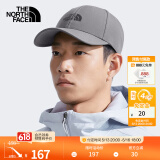 北面（The North Face）北面运动帽鸭舌帽中性款户外舒适遮阳25新品|4VSV SOU/深灰色 OS/均码/57.8cm