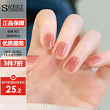 SweetCoolDou建构指甲油红品免烤持久显白不可撕拉美甲油环保 玫瑰豆沙CDT007