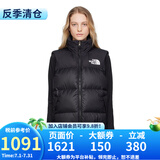 the North Face北面美版1996 RETRO NUPTSE羽绒马甲男女款700蓬(鸭绒鹅绒随机) NF0A3JQS女款LE4-黑色 M