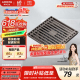 箭牌（ARROW）304 不锈钢地漏防臭芯防反味防虫淋浴室卫生间阳台厕所洗衣机通用 【干湿区通用】枪灰色地漏5109T
