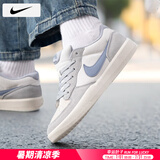 耐克（NIKE）男鞋板鞋男 25夏季新款运动鞋子时尚帆布鞋SB复古透气休闲鞋子男 141-冷色灰蓝/晒图退10 39 （内长245mm）