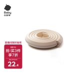 babycare防撞条婴儿安全防护宝宝防撞护墙角门加厚加宽L型-白垩色2米
