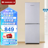 上菱 183升 双门冰箱 风冷无霜 节能低噪 净味养鲜 冷藏冷冻控温保鲜 小型家用两门电冰箱 BBY183WL（铂银）