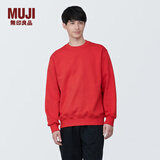 无印良品（MUJI）男式 毛圈棉 运动衫 春款卫衣 潮流 套头男士 上衣 AB1LTA4S 红色 （较浅） S （165/84A）