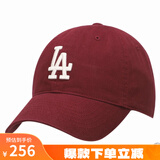 美职棒（MLB）官方男女帽子软顶棒球帽休闲鸭舌帽户外运动夏季遮阳帽生日礼物 洛杉矶道奇队/红色/66 均码 F