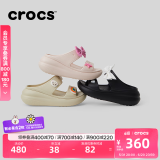 卡骆驰crocs经典泡芙凉鞋舒适耐磨坡跟泡芙鞋户外拖鞋|207670 骨白色-2Y2(含智必星) 36 (220mm) 37
