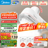美的（Midea）【便携出差】手持挂烫机家用熨烫机/小型迷你大功率蒸汽电熨斗/小幸运商用服装店熨烫衣神器14D1