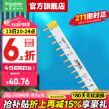 施耐德汇流排 断路器空气开关接线排 连接铜排 梳状母排 2P 12回路
