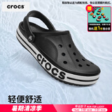 卡骆驰（crocs）洞洞鞋男鞋女鞋 25夏季新款贝雅拖鞋轻便透气情侣鞋沙滩鞋凉鞋 贝雅卡骆班-黑色 41 -42 /M8W10/260mm