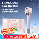 飞科（FLYCO）高速电吹风机家用负离子护发吹风筒速干便携节日礼物钻石粉FH6371配挂架