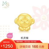 周生生黄金转运珠 文化祝福十二生肖足金串珠定价生肖猴93699C不含绳