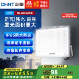 正泰（CHNT）LED投光灯户外工厂室外照明灯庭院灯探照灯IP65防水高亮度100W