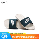 耐克NIKE休闲鞋男子一字拖鞋VICTORI休闲鞋CN9675-403海蓝42.5