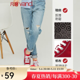凡客诚品VANCL帆布鞋低帮女款百搭时尚运动板鞋韩版潮流 红色 35