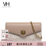 VANESSA HOGAN VH女包太阳神系列贝伦信封包轻奢斜挎包链条包520礼物送女友 浅褐