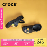 卡骆驰crocs洞洞鞋贝雅男鞋女鞋轻便耐磨一脚蹬拖鞋休闲鞋|10126 黑色-001 43 (270mm)