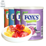 小红书推荐印尼进口霍士FOXS霍士水晶糖硬质水果味糖果休闲零食品罐装180g 薄荷味180g