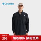 Columbia哥伦比亚户外男女钓鱼系列舒适轻薄休闲长袖衬衫 010男女通用 M(175/96A)