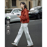 德玛纳【克莱因蓝】春秋三防黑科技户外运动风连帽抽绳短款藏肉女式外套