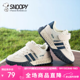 SNOOPY史努比童鞋男童运动鞋儿童夏季耐磨跑鞋单网透气休闲鞋3811米蓝29