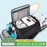 班歌健身包男干湿分离运动手提出差大容量斜挎包独立鞋仓旅行包1917黑