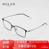 BOLON暴龙眼镜商务方框β钛光学镜近视眼镜框男轻 BT1605B11