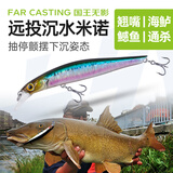 国王路亚饵国王无影米诺沉水远投路亚假饵鱼饵淡水翘嘴海鲈鳡鱼仿生 9克-80mm-07色