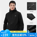 骆驼（CAMEL）户外软壳衣情侣款防水防风夹克加绒连帽外套潮 AA32263652