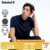添柏岚（Timberland）官方男装短袖POLO衫夏季休闲通勤透气宽松|A62T5 A62T5433/深宝石蓝 S 170/88A