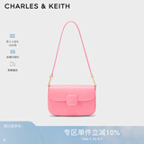 CHARLES&KEITH方扣KOA小方包单肩包包女包女士女送女友生日礼物CK2-20270818 CK2-20271063-1Pink粉红色 M