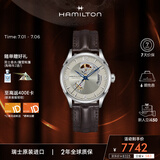 汉米尔顿（Hamilton）汉密尔顿爵士开心42镂空机械表瑞表商务男表 肖央电影同款手表