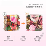 景秀姜山车载干花香包TheGreenParty香薰摆件香料花瓣装饰车酒店室内卧室 红色(新老包装随机发货) 干花包