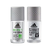 阿迪达斯（adidas） 男士女士净爽走珠液滚珠型走珠液除臭爽身正品包邮 男士：多效+无痕