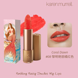 Karen MurrellKM新西兰进口口红唇膏女滋润圣诞礼物送女生 8号黎明艳丽橘红