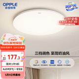 欧普照明(OPPLE) 吸顶灯客厅卧室灯具可调光LED照明灯饰冰玉 包安装