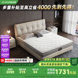 顾家家居（KUKA）乳胶床垫席梦思七区弹簧抑菌防螨面料M1016Z 5G垫plus-1.5X2.0