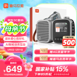 喜马拉雅好声音老年陪伴机AI智能户外便携轻巧网络FM收音机音箱音响故事机老人父母生日母亲节礼物  银黑色