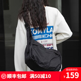 爱情海帆布包包女包斜挎包单肩邮差包高级感生日礼物高级感送女友老婆 【黑色】小众百搭时尚品牌实用 高颜值简约学生手机包潮流轻奢高端