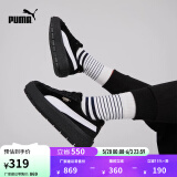 彪马（PUMA）【厚底鞋】女经典复古增高休闲鞋松糕鞋 PLATFORM 372613 黑色-白-01 39