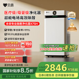 贝昂开拓者|空气净化器除甲醛家用大面积快速分解甲醛除烟味杀菌消毒净化机 【卫健委认证】X7SH鸿蒙版
