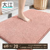 大江地垫浴室脚垫卫生间吸水地垫厕所门口防滑40x60cm