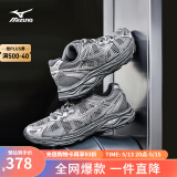 美津浓（MIZUNO）【RACER S】软底轻便运动跑步鞋男女同款缓震透气休闲慢跑鞋 24/野鸽灰 42 (270mm)
