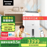 松下（Panasonic）除湿机家用抽湿机 nanoeX净化除湿机 除湿量21升/天 除菌除霉吸湿 四重净化wifi手机控制F-42C2YTA