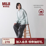 无印良品（MUJI）女式 汉麻 宽版裤 裤子女款 休闲裤阔腿裤长裤女装  25年夏季 炭灰色 BE1VLA5S M （160/66A）