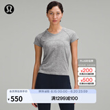 lululemon丨Swiftly Tech 女士运动短袖 T 恤 2.0 *Race LW3FQHS 石板灰/白 S /6