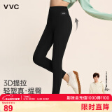 VVC鲨鱼裤女外穿秋冬收腹提臀打底裤瑜伽裤【抗菌蜜臀裤】曜石黑 M